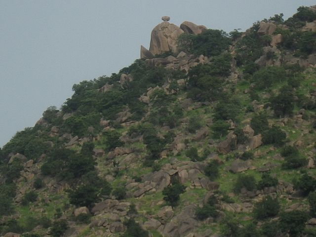 Pointed rock on the Mandara Mountain