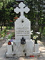 Mormântul lui Cleopa Ilie din cimitirul Mănăstirii Sihăstria