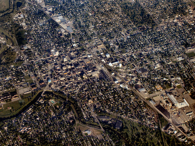 Muncie from the northwest.