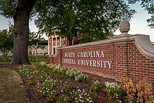 File:NCCU020_NCCU_Sign_DiscoverDurham.jpg