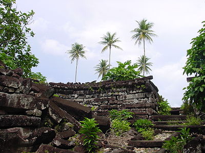 Altă poză suprinsa în Nan Madol