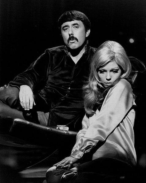 Nancy Sinatra and singer-songwriter Lee Hazlewood on The Hollywood Palace in 1968