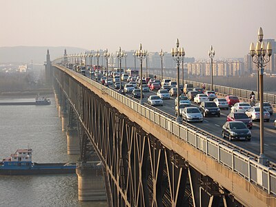 Nanjing Yangtze River Bridge - The first bridge over Yangtze River which was completely built by Chinese people