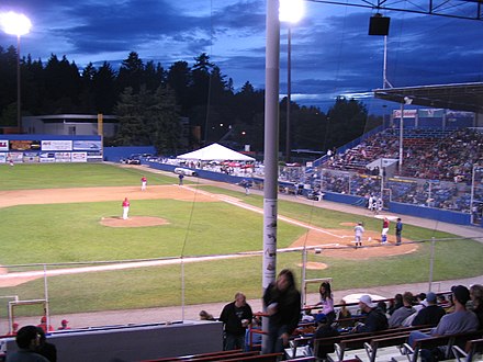A game at Nat Bailey Stadium in 2007