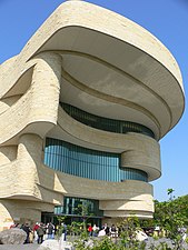 The National Museum of the American Indian was awarded the US Green Building Council's LEED gold rating in 2016.