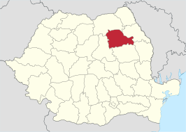 Locatie van district Neamț in Roemenië