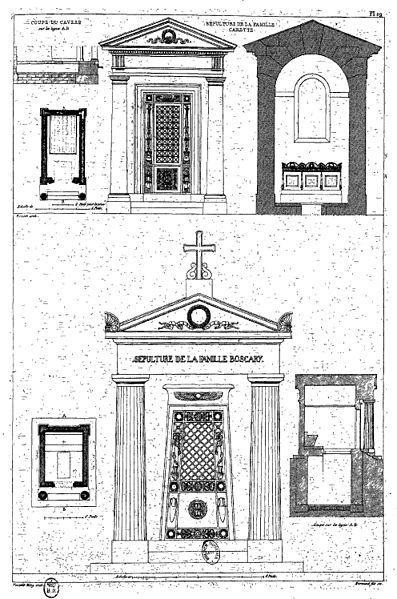 File:Normand - Monuments funéraires choisis dans les cimetières de Paris - Planche 29.jpg