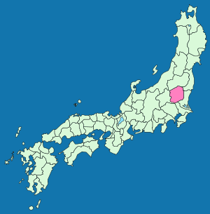 下野國在日本的位置