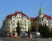 Oradea (Nagyvárad) - piața Unirii.JPG