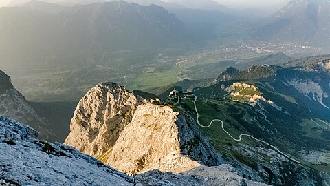 Höllentorkopf, Osterfelderkopf, Längenfelderkopf und Kreuzeck