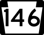 Pennsylvania Route 146 marker