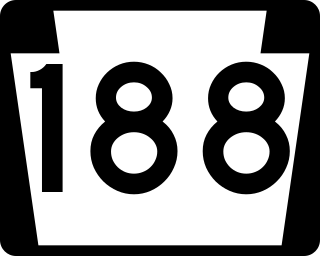 <span class="mw-page-title-main">Pennsylvania Route 188</span> State highway in Greene County, Pennsylvania, US