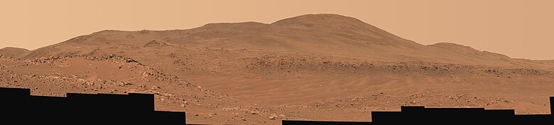 The Valinor Hills above Ingenuity's final location, taken by Perseverance on February 21, 2024 PIA26237-Mars-IngenuityHelicopter-EndMission-ValinorHills-20240221.jpg