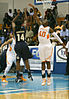 Sugar Rodgers shoots over Tennessee's Shekinna Stricklen at the 2010 Paradise Jam