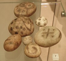 Pictish painted pebbles Painted pebbles.jpg