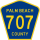 County Road 707 marker