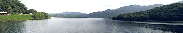 View to the Parambikulam Reservoir