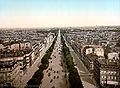 Champs-Elysees around 1900.