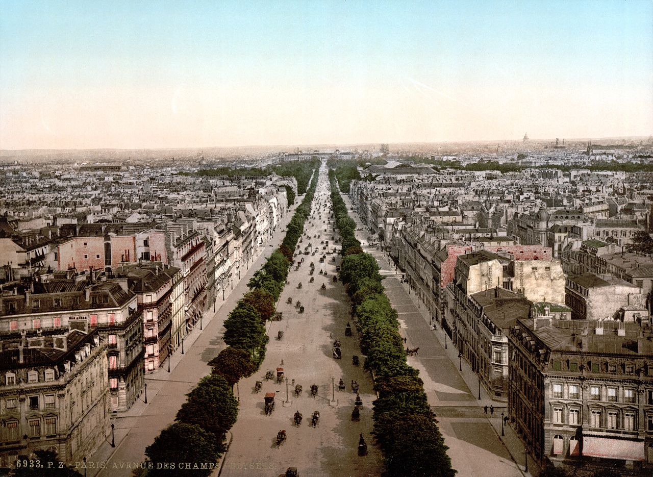 The Champs-Élysées in Paris