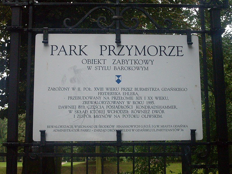 File:Park Przymorze, information board.jpg