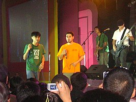 Parokya ni Edgar at a live performance in 2007