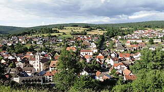 Partenstein Place in Bavaria, Germany