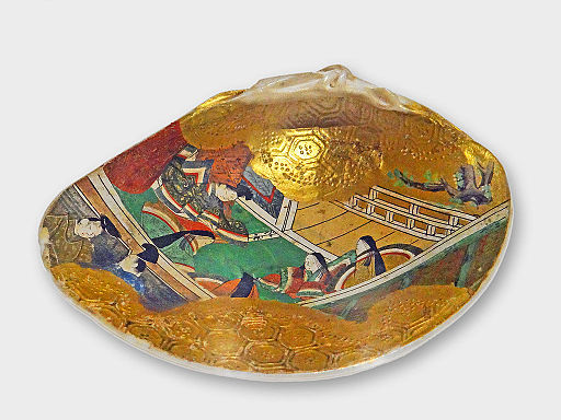 Peinture sur coquillage (musée d'art oriental, Venise) (15194854407)