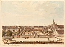 L'école militaire de Perpignan vers 1780.