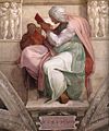 Michelangelo: Sibila din Persia (Sibila Persiană) (Vatican, Capela Sixtină)