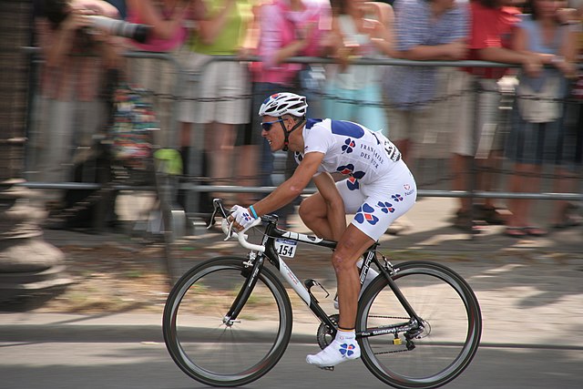Philippe Gilbert riding for FDJ at the 2006 Tour de France