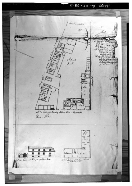 File:Photocopy of a measured drawing (original in the possession of the Rigsarkivet (Royal Archives), Copenhagen, Denmark, Plan IIIa, Kortsamling 337C) Delineated by Peter Lotharius HABS VI,1-CHRIS,13-2.tif