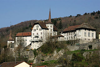 Moudon Municipality in Switzerland in Vaud