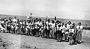 ילדי גן הילדים של גן שמואל במצעד האחד במאי 1943.