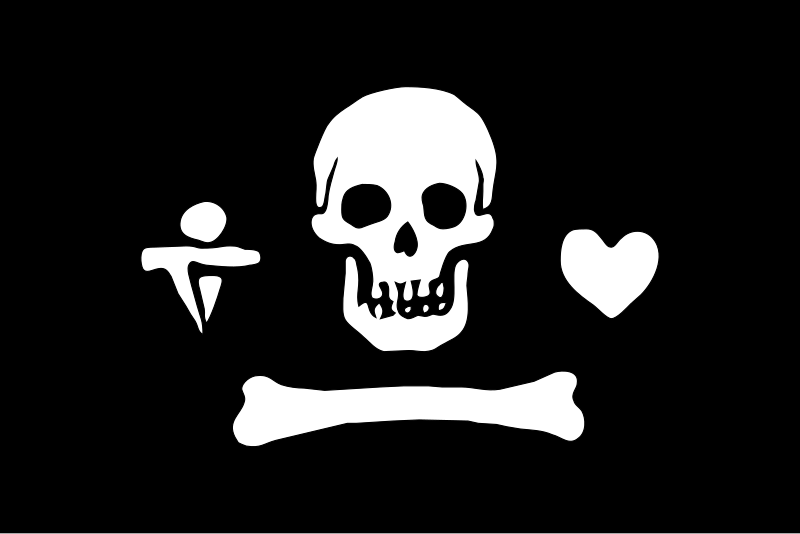 Download File:Pirate Flag of Stede Bonnet.svg - Wikipedia