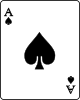 Playing card spade A.svg