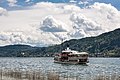 * Nomination Steamship “Thalia” in front of the peninsula promenade on Landspitz, Pörtschach, Carinthia, Austria --Johann Jaritz 02:52, 1 January 2018 (UTC) * Promotion Good quality. --PumpkinSky 03:07, 1 January 2018 (UTC)