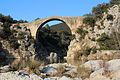Pont medieval damunt del riu Llierca (Tortellà)