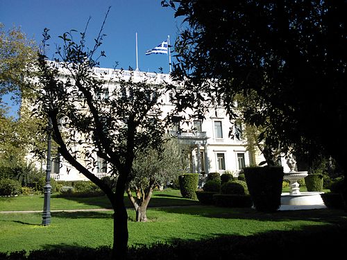 The presidential Mansion in Athens