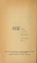 Tous droits de reproduction, de traduction et d’adaptation réservés pour tous pays, y compris la Russie. Copyright by Gaston Gallimard. Paris 1923.