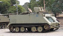 An M113 APC similar to the type used by 1 APC Sqn in Vietnam Puckapunyal-M113-3-1.jpg