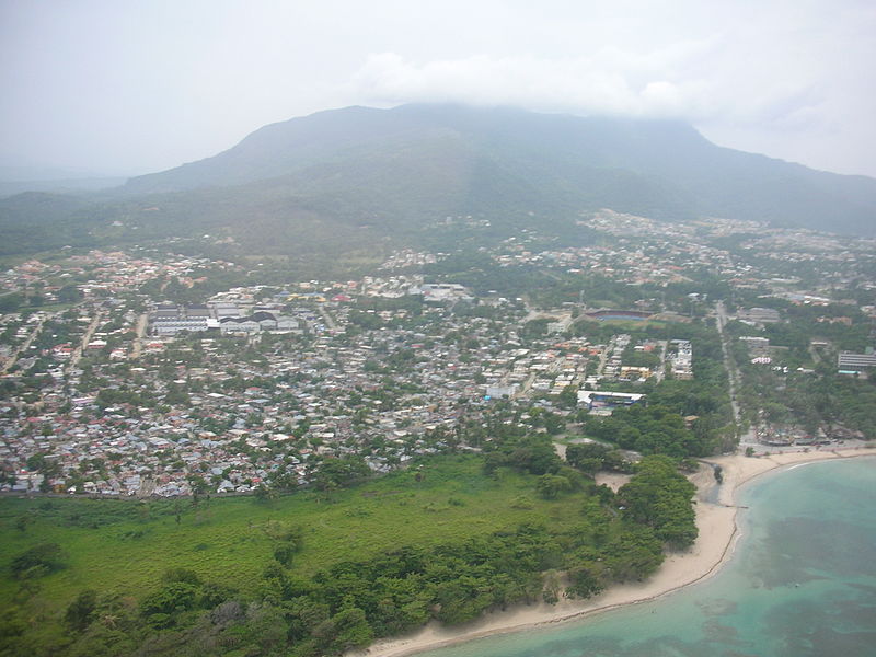 Aerial view of Puerto Plata