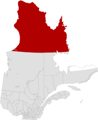 Quebec Nunavik location map.svg