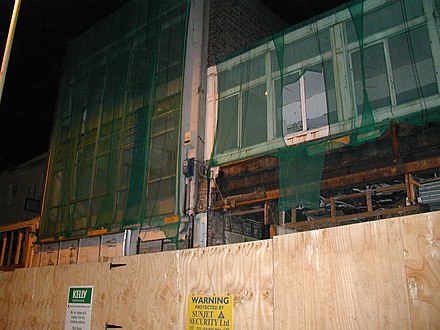 The damage caused by the 3 August 2001 Ealing bombing