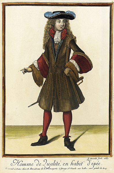 File:Recueil des modes de la cour de France, 'Homme de Qualite, en Habit d'Epee' LACMA M.2002.57.112.jpg