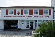 The American Red Cross Volunteer Life Saving Corps Station, Jacksonville Beach, Florida, US This is an image of a place or building that is listed on the National Register of Historic Places in the United States of America. Its reference number is 14000187.