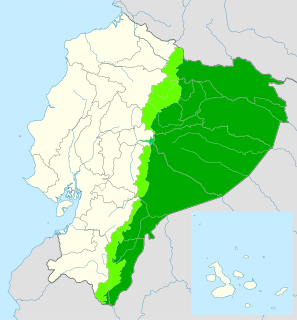 Oriente (Ecuador) the Amazon region of Ecuador