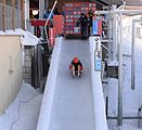 Deutsch: Vorletztes Saisonrennen im Rennrodel-Weltcup der Saison 2014/15 vom 19. bis 22. Februar 2015 in Altenberg/Erzgebirge. Tag 2: Nationencups. English: Luge world cup race season 2014/15 in Altenberg/Germany, 19th to 22nd Februar 2015. Day 2: Nations cup races.