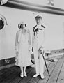 Richard Ellis, Duke and Duchess of York (later George VI and Queen Elizabeth) on board ship, Malta 1927-1928.jpg