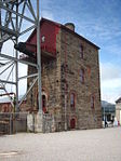 Pump Engine House'dan South Crofty Madenindeki Robinson's Shaft'a