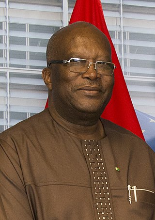 <span class="mw-page-title-main">Roch Marc Christian Kaboré</span> President of Burkina Faso from 2015 to 2022